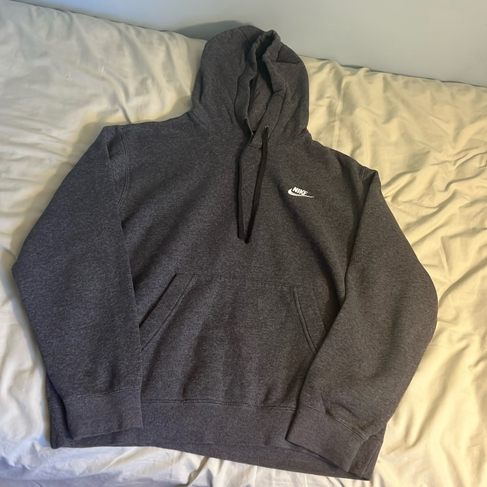 Gray Nike sweatshirt